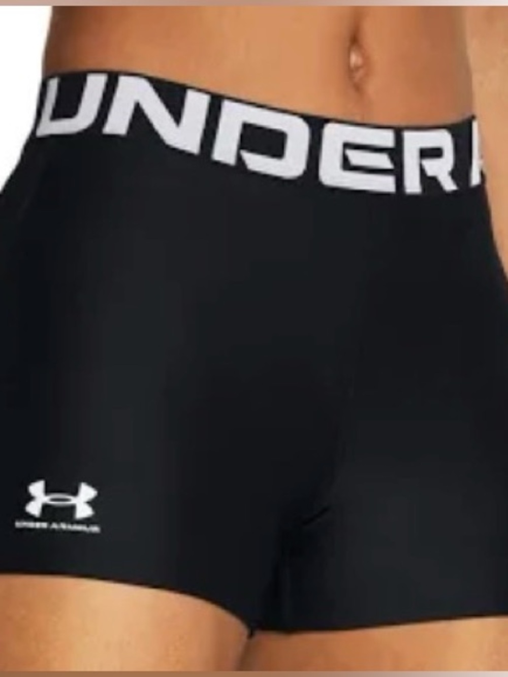 Under Armour Women’s Black Compression Shorts size small